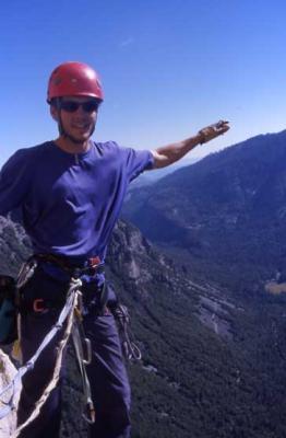travis hangin out on long ledge
