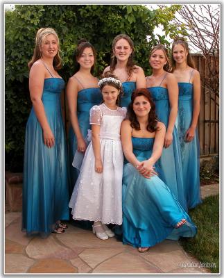 The Bridesmaids and FlowerGirl