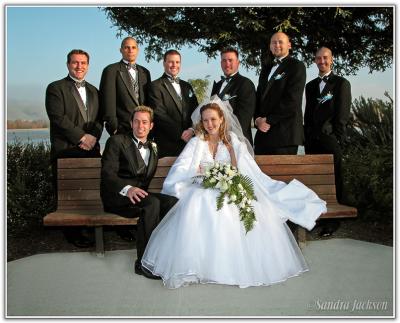 The Happy Couple and the Groomsmen