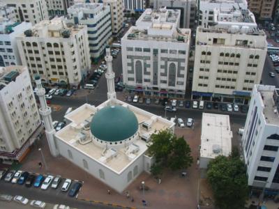 Mosque outside our hotel