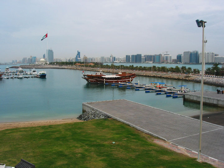 Another view of the marina and downtown