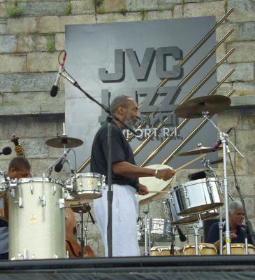 Bill on the drums
