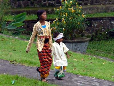 Walking to the Holy Water