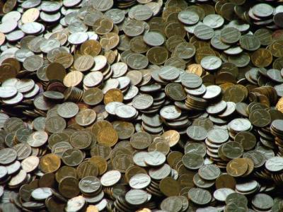 Big pile of pennies