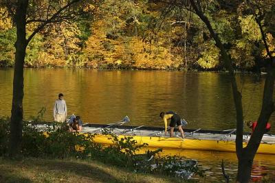 Rowing on the Huron River