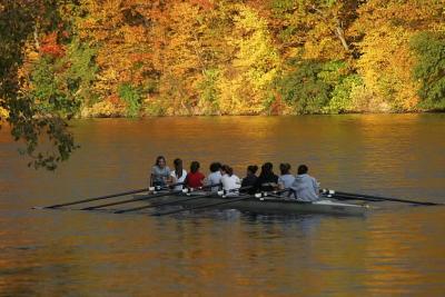 Rowing on the Huron River
