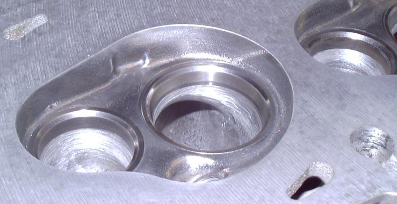 working on the intake SS radius outer