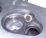working on the exhaust short side radius