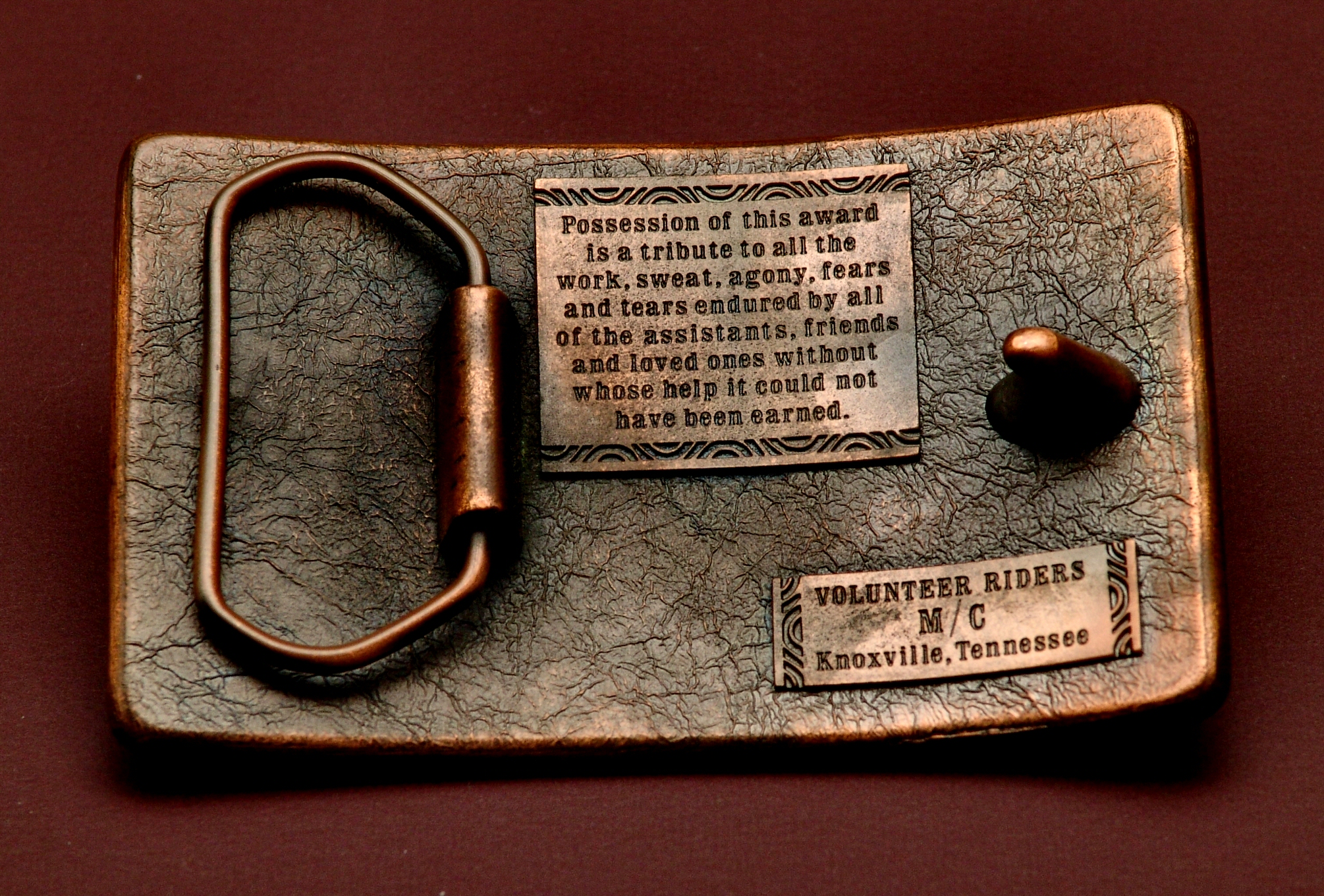 Textured Award<br>by Frank Wilson