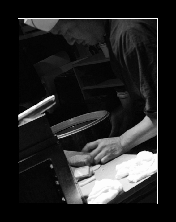 master sushi chef at work