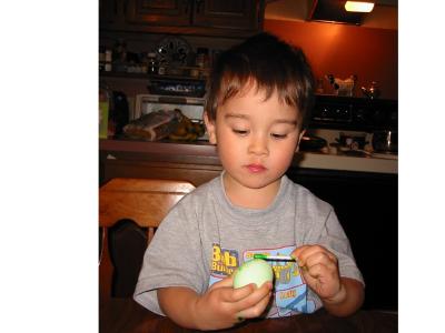 Easter egg decorating