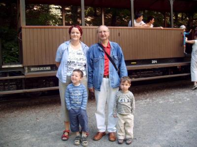 Lillafred, Ausflug mit Bernadette und Franz, Juli 2004