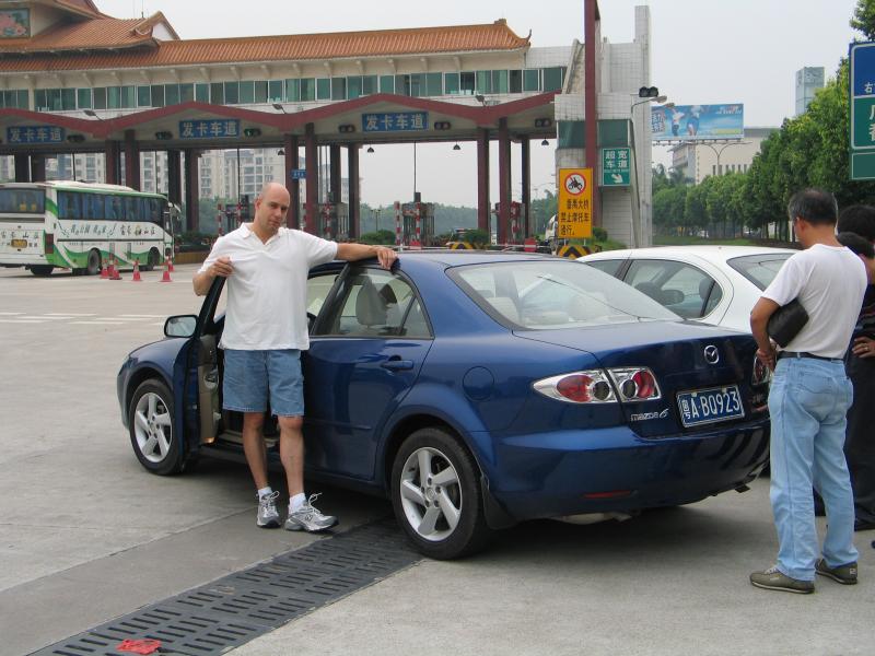 Chinese Mazda 6 and Tollbooth