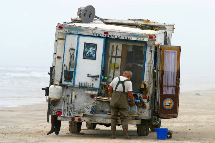 Padre Island National Park, prepared for just about anything