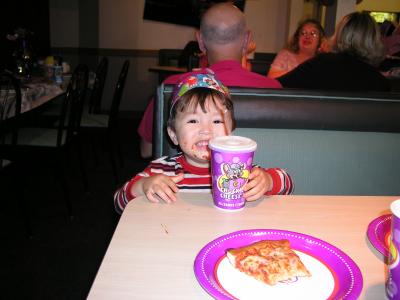 Kyle at Chuck E. Cheese