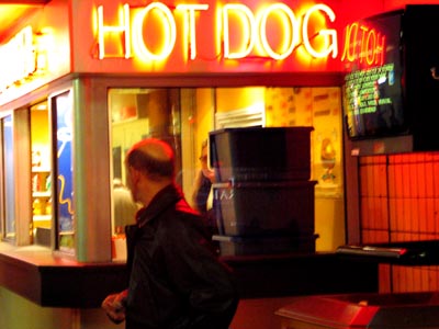 the hot dog man