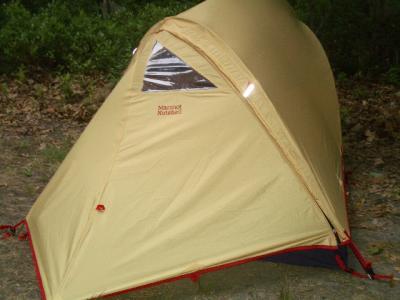 Trudy's tent (the first I ever owned) - I love it (July 3, 2004)
