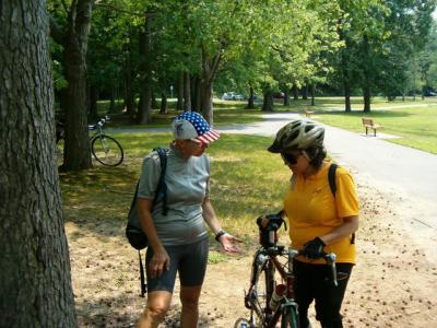 Trudy &  Linda F at Van Saun Park  Photo by Emil