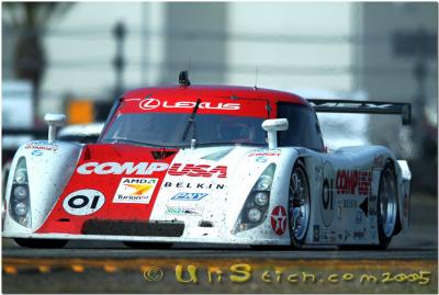 2005 Daytona Beach Rolex 24 hr Race CompUSA Chip Ganassi with Felix Sabates Lexus Riley: Scott Pruett, Luis Diaz, Ryan Briscoe