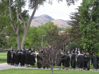 2003 summer graduation, Idaho State University, Pocatello, Idaho