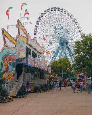 Strolling down the Midway