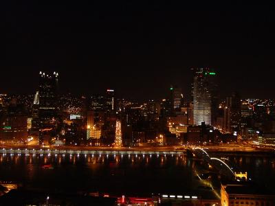 Pittsburgh - Night Sky, Pittsburgh, PA