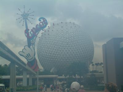 A foggy day at Epcot