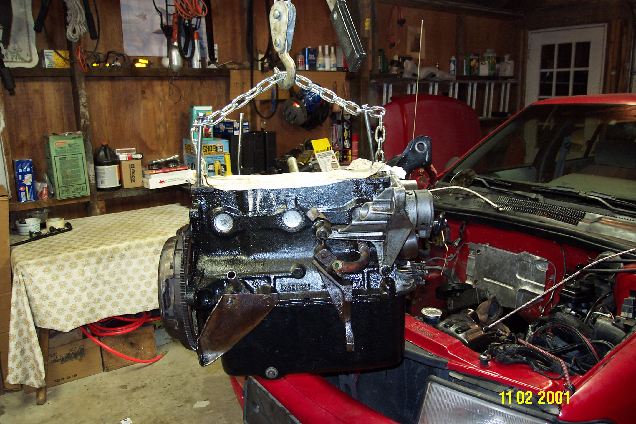 Rear Block Hanging