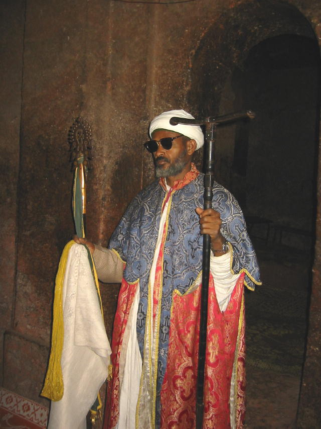 The black staff apparently belonged to King Lalibela himself