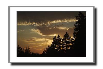 A beautiful sky like THIS lights the house like THIS!