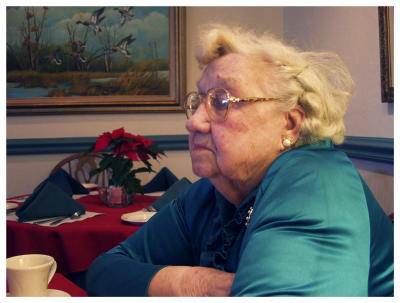 Ma at Lunch--her 88th Birthday Celebration!