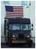 12/5  Flags fly even where few can see them...loading dock flag