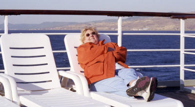 Barbara on deck