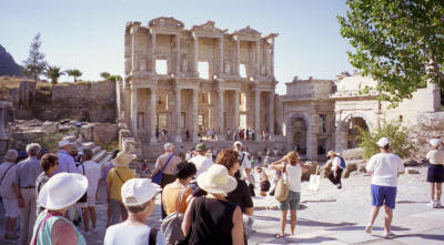 The library in ancient Ephesus