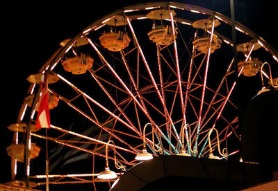 ferris wheel night