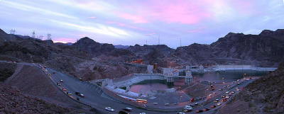 Another panorama of the dam in different lighting