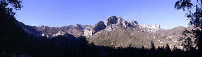 A panoramic view near the lodge