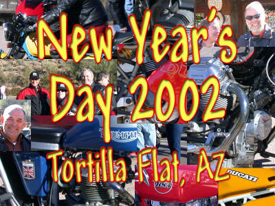 New Years Day 2002 ride to Tortilla Flat