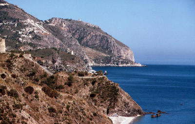 Mediterranean Coast east of Malaga, Spain