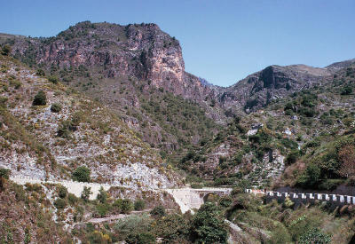 Between Almunecar and Granada