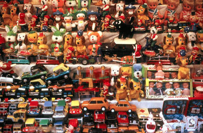 Toy display at Granada Festival