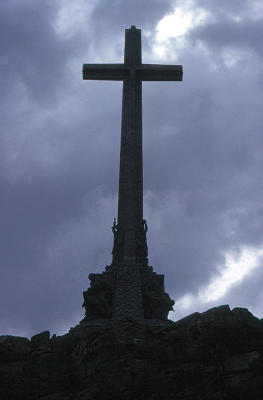The Cross above Valle de los Caidos, Spain