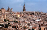 Telephoto of Toledo, Spain