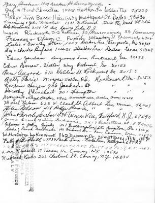 The Devine?s In Couverir Florence Italy, Back Of Photograph