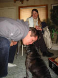 danny getting his smooch on