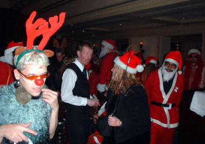 Santa in the Hotel Vancouver