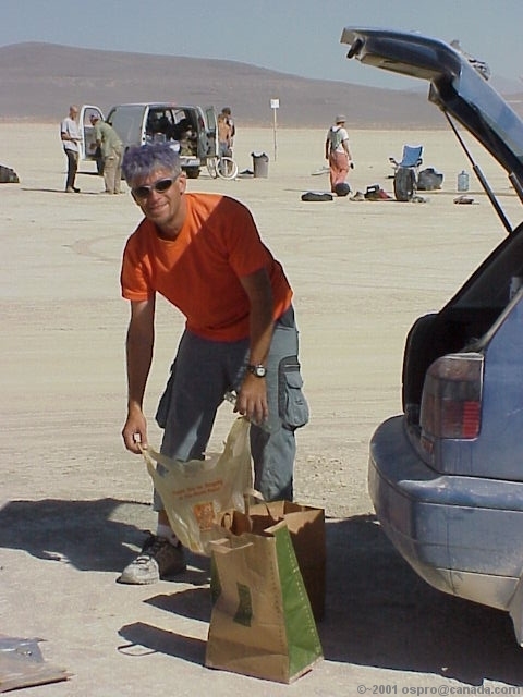 John packing up