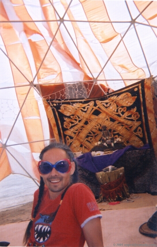 Stephen, a fellow Canadian hangs out in the CT dome.