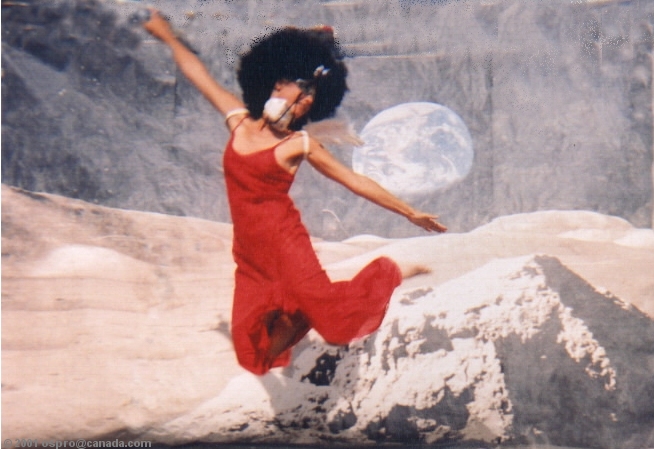 Cheron takes a walk on the moon