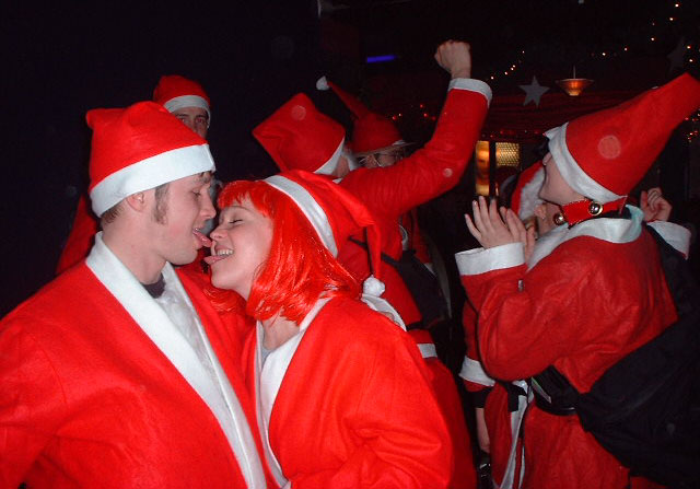 Santa takes over the Dufferin stage
